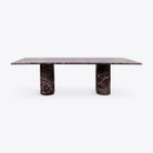 Pure White Lines Arizona Green or Red Marble Dining Table - HOME HIDEOUTS