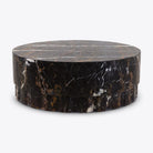 Pure White Lines Black and Gold Oro Marble Coffee Table - HOME HIDEOUTS