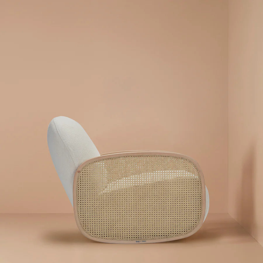 Teddy Tub Chair in White Oak - HOME HIDEOUTS