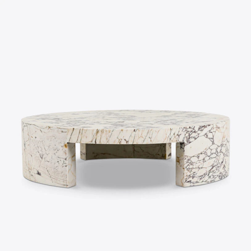 Willow Viola Marble Coffee Table - HOME HIDEOUTS