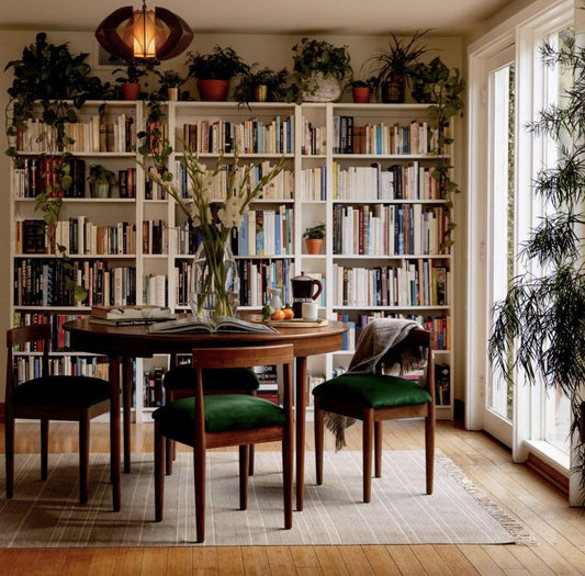 Dining Room with Bookcase