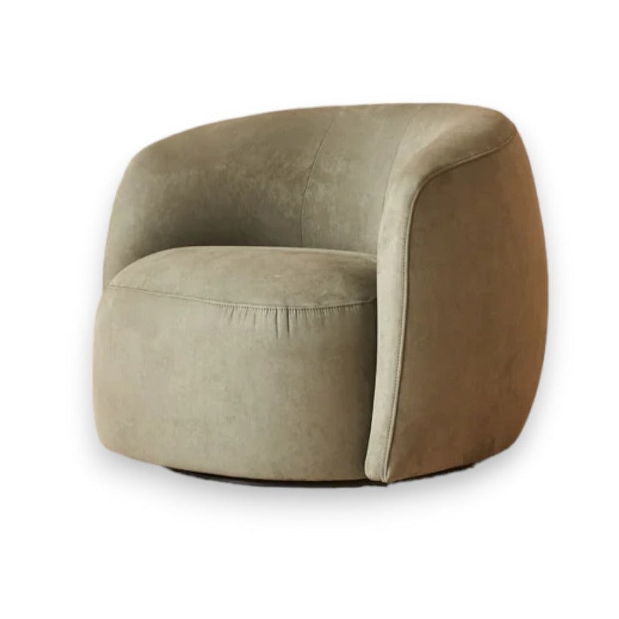 Jonas Swivel Chair in Sage Green - HOME HIDEOUTS