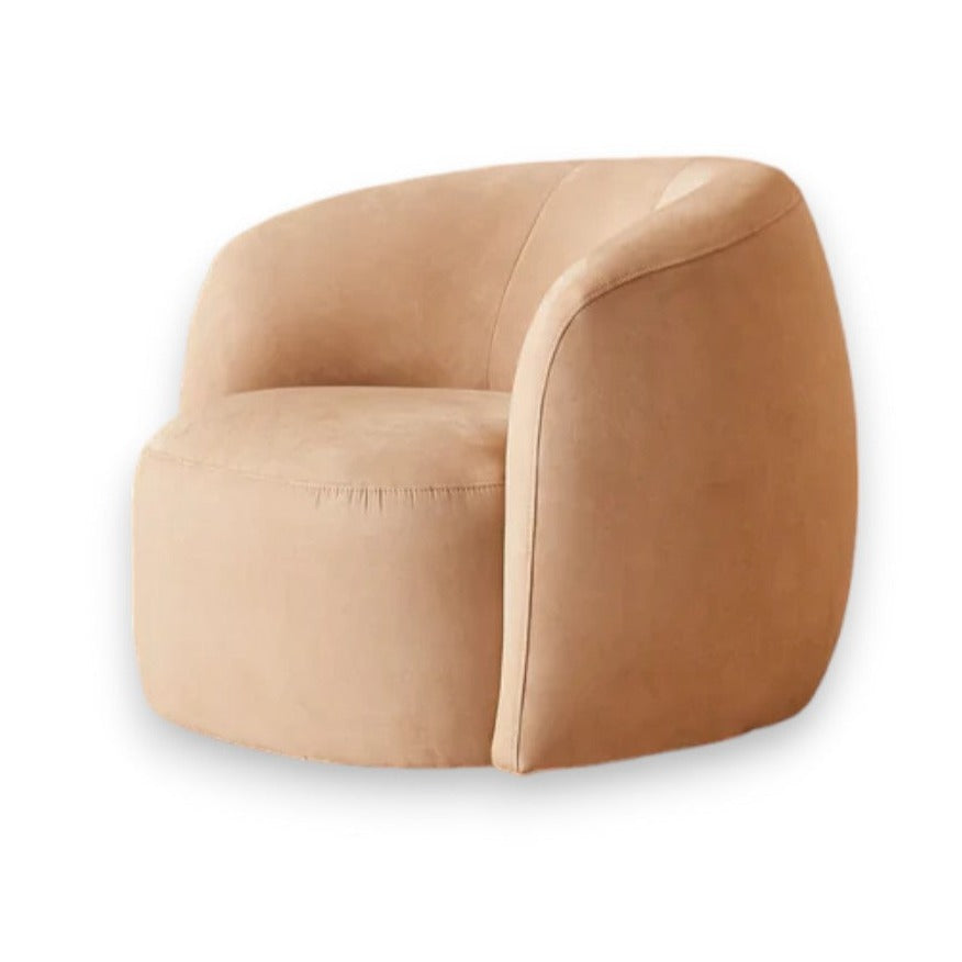 Jonas Swivel Chair in Truffle - HOME HIDEOUTS