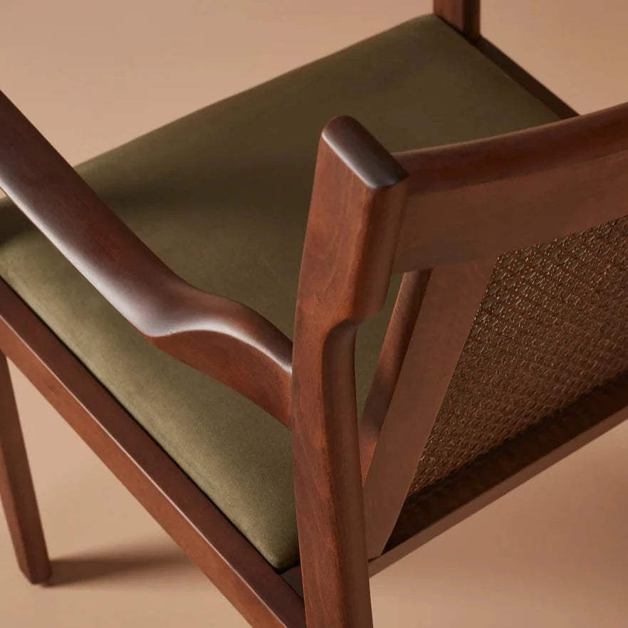 Marcel chair in Walnut Finish - HOME HIDEOUTS