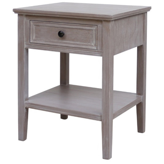 The Serene Collection One Drawer Bedside Table