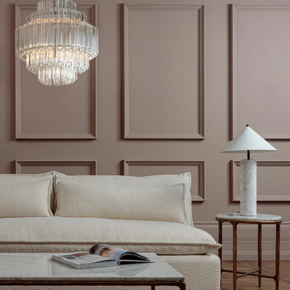 Palermo Chandelier in Pink, Amber and Clear - HOME HIDEOUTS