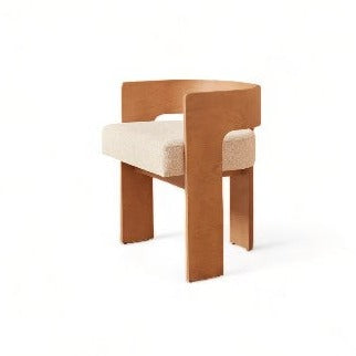 Hannah Dining Chair in Teak finish - HOME HIDEOUTS