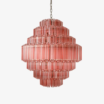 Amber Grande Palermo Chandelier in Amber, White or Pink