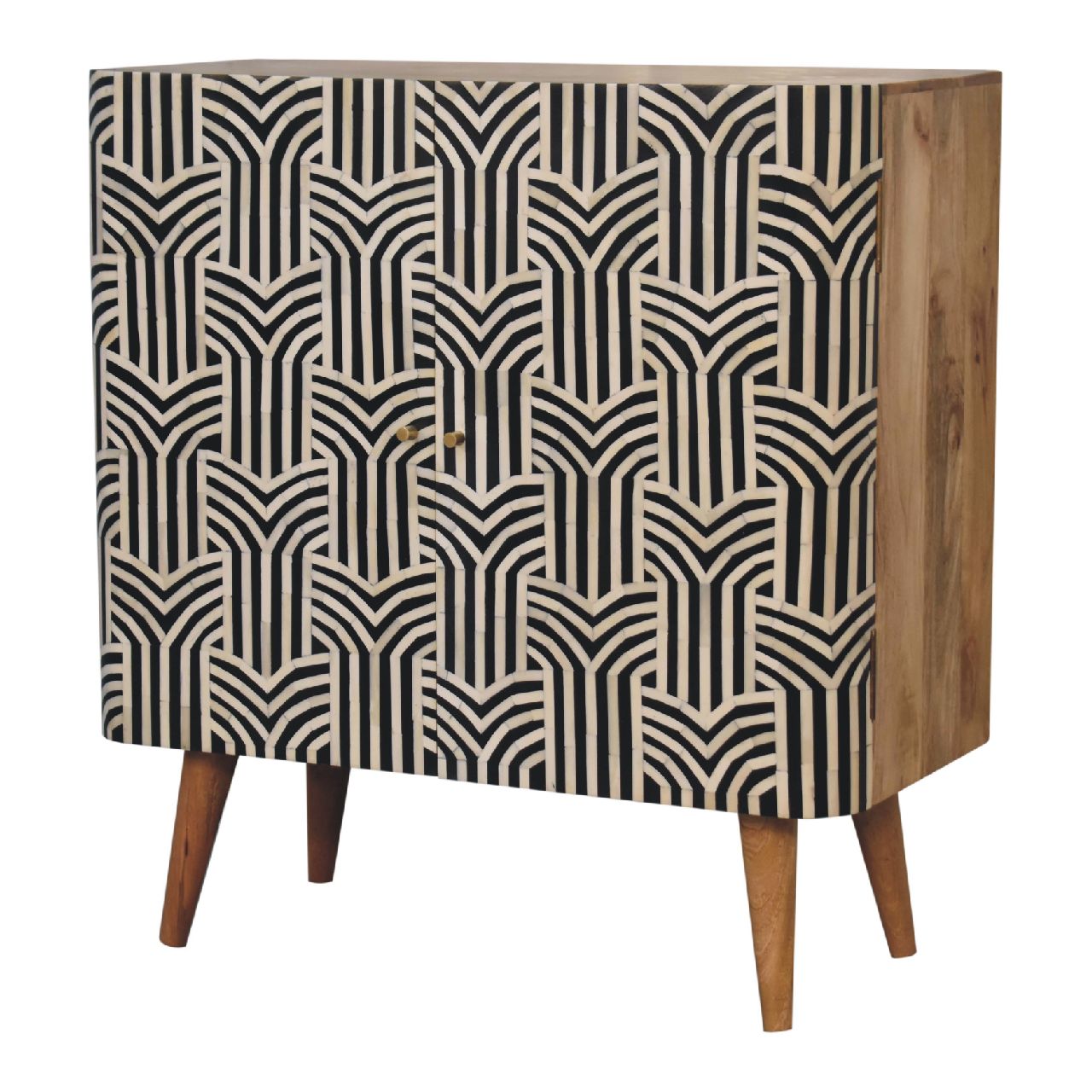 Beautiful Bohemian Monotone Inspired Cabinet