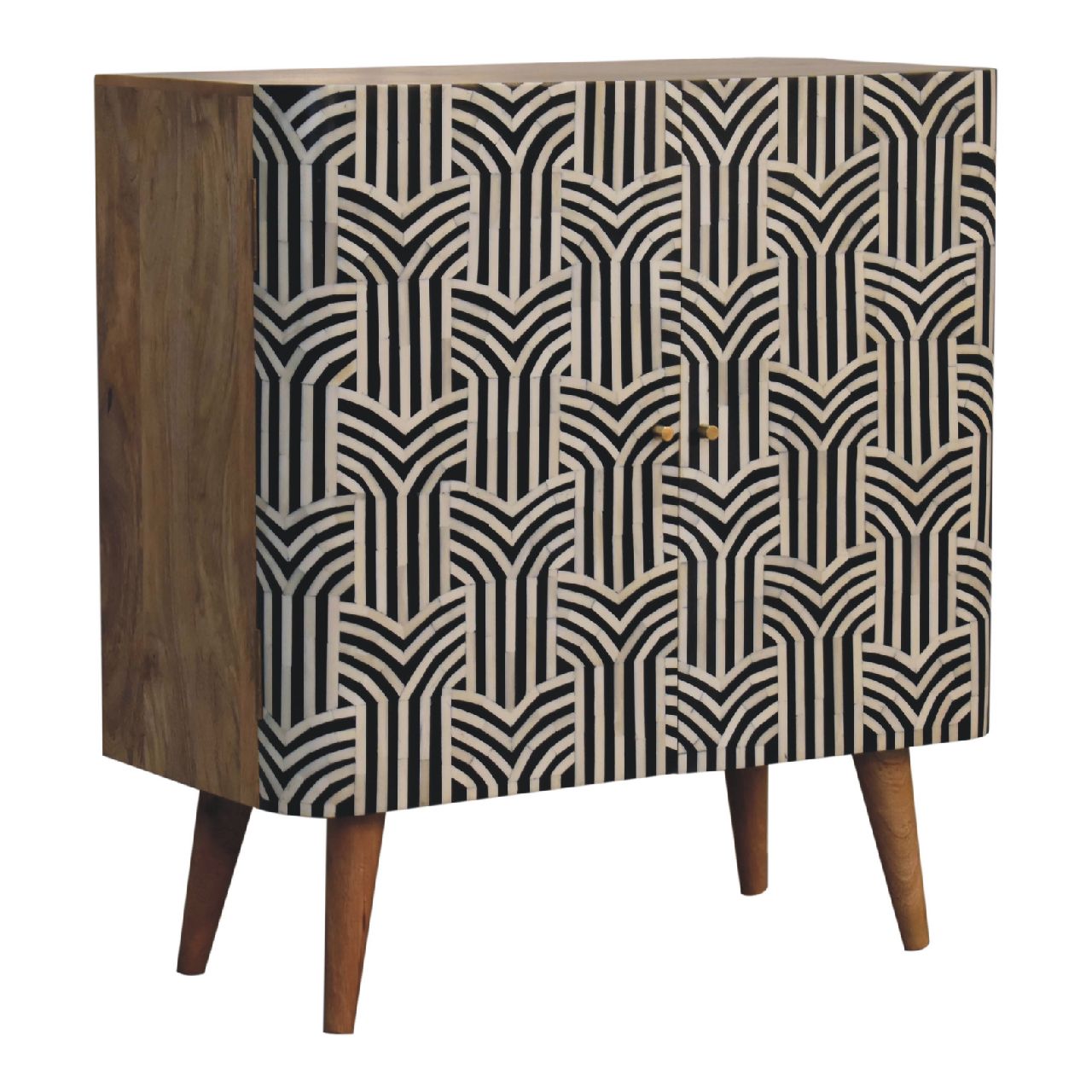 Beautiful Bohemian Monotone Inspired Cabinet