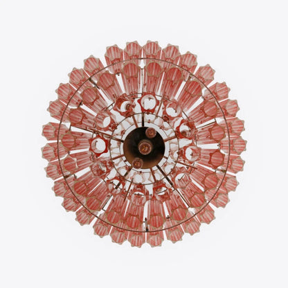 Palermo Chandelier in Pink, Amber and Clear - HOME HIDEOUTS