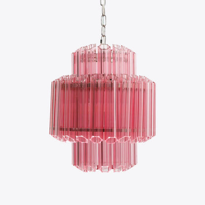 Piccolo Palermo Chandelier in White, Pink or Amber - HOME HIDEOUTS