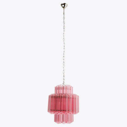 Piccolo Palermo Chandelier in White, Pink or Amber - HOME HIDEOUTS