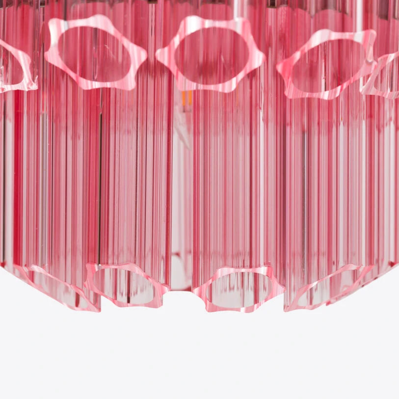 Piccolo Palermo Chandelier in White, Pink or Amber - HOME HIDEOUTS