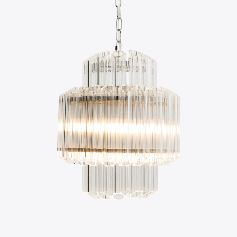 Piccolo Palermo Chandelier in White, Pink or Amber - HOME HIDEOUTS