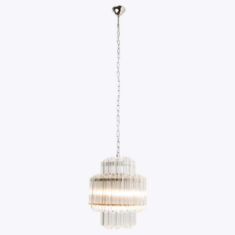 Piccolo Palermo Chandelier in White, Pink or Amber - HOME HIDEOUTS