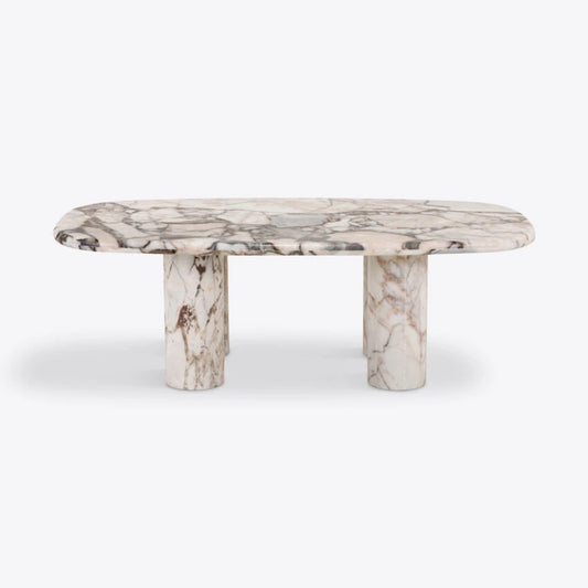 Stunning Malibu Marble Coffee Side Table