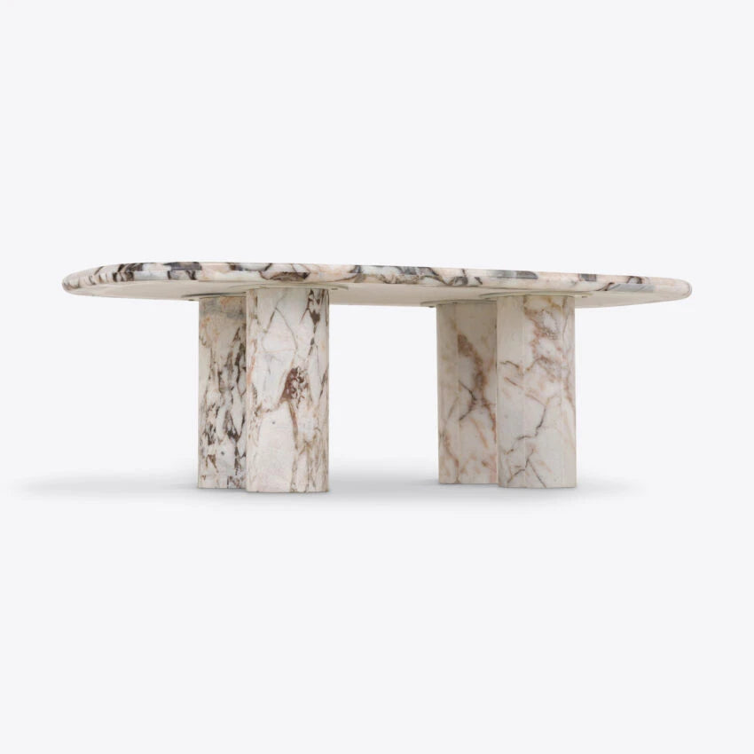 Stunning Malibu Marble Coffee Side Table