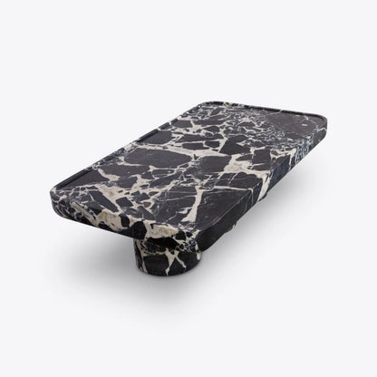 Xavier Black White Marble Coffee Table (also available in other materials)