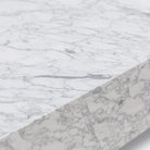 Sacramento Carrara Marble Coffee Table - HOME HIDEOUTS