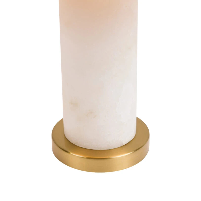 Alabaster Aragon Dome Table Lamp - HOME HIDEOUTS