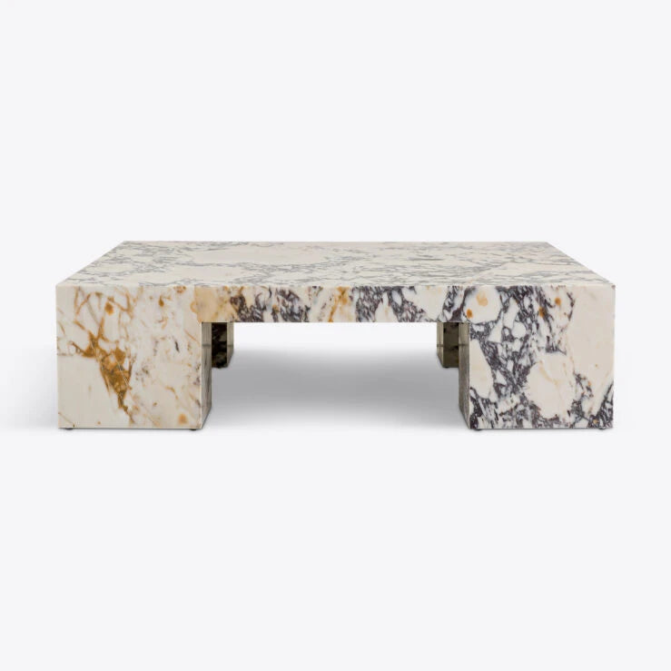 Sydney Viola Marble Coffee Table by Pure White Lines - HOME HIDEOUTS