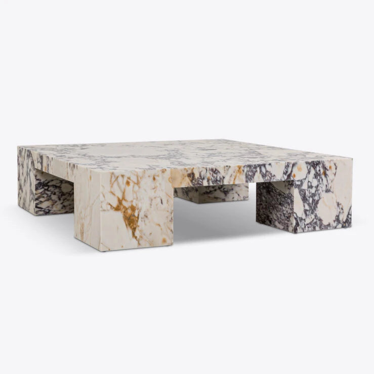 Sydney Viola Marble Coffee Table by Pure White Lines - HOME HIDEOUTS