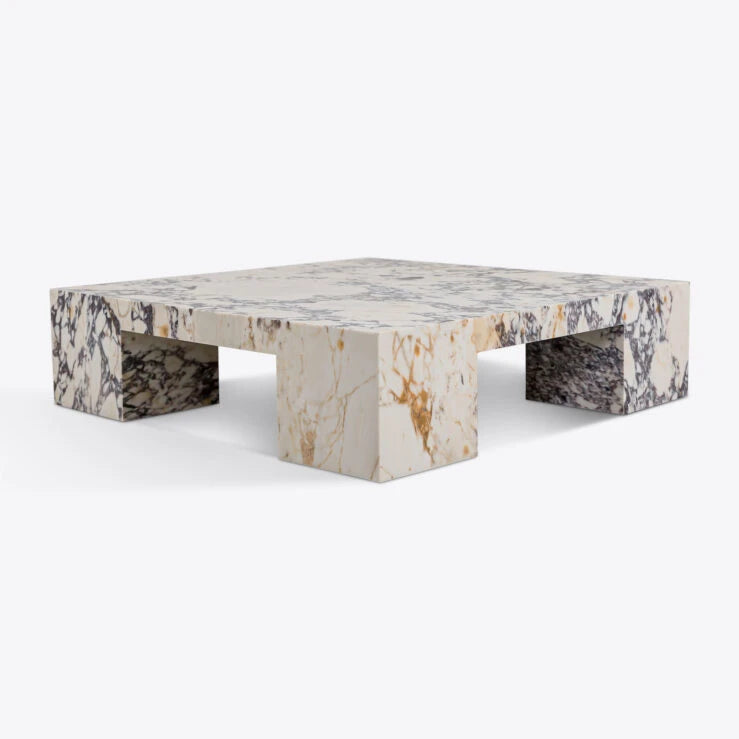 Sydney Viola Marble Coffee Table by Pure White Lines - HOME HIDEOUTS