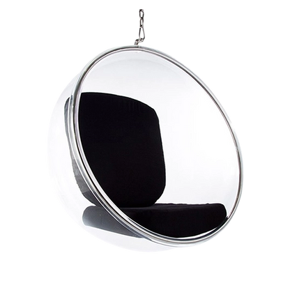 Aarnio Style Bubble Chair - Black Bubble Chair Swing