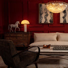 Alabaster Aragon Dome Table Lamp - HOME HIDEOUTS