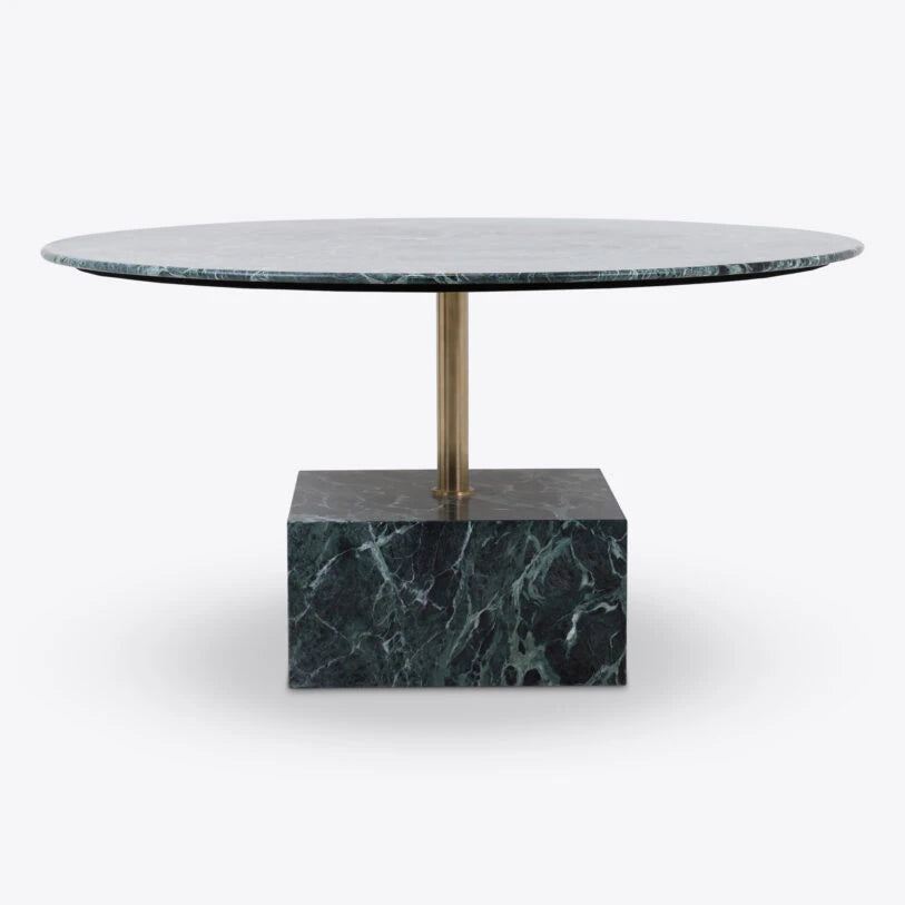 Phoenix Green Marble Dining Table - HOME HIDEOUTS