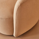 Jonas Swivel Chair in Truffle - HOME HIDEOUTS