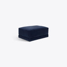 Cornflower Blue Velvet Milano Ottoman - HOME HIDEOUTS