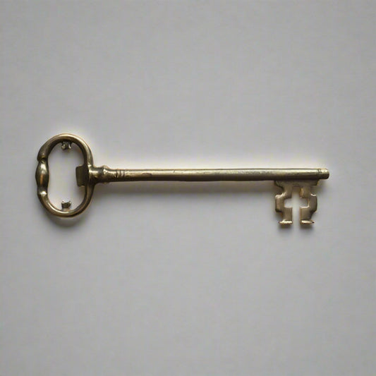 Vintage Large Brass Key Bottle Opener